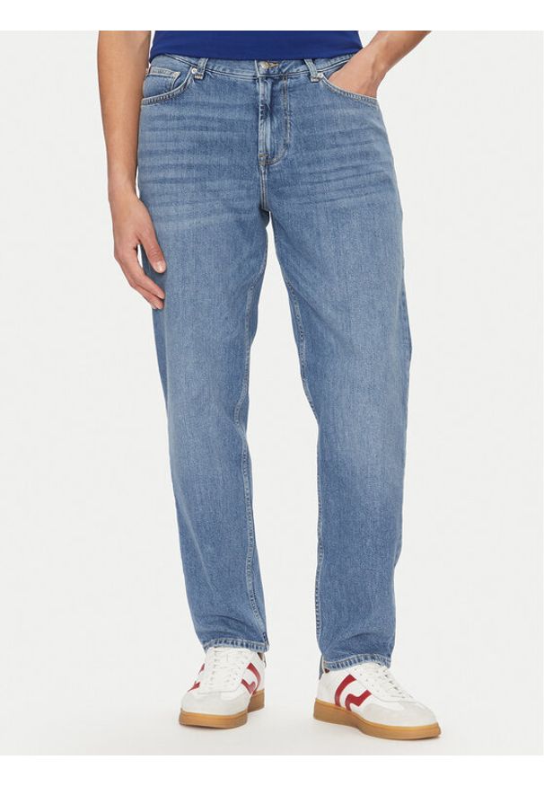 TOMMY HILFIGER - Tommy Hilfiger Jeansy Harlem MW0MW38815 Niebieski Tapered Fit. Kolor: niebieski