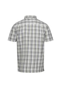 Regatta - Koszula Męska Wzory Z Krótkim Rękawem Mindano VIII. Kolor: szary, fioletowy, wielokolorowy, zielony. Długość rękawa: krótki rękaw. Długość: krótkie. Sport: turystyka piesza #2