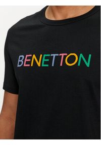 United Colors of Benetton - United Colors Of Benetton T-Shirt 3I1XU100A Czarny Regular Fit. Kolor: czarny. Materiał: bawełna