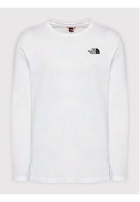 The North Face Longsleeve Easy NF0A2TX1 Biały Regular Fit. Kolor: biały. Materiał: bawełna. Długość rękawa: długi rękaw