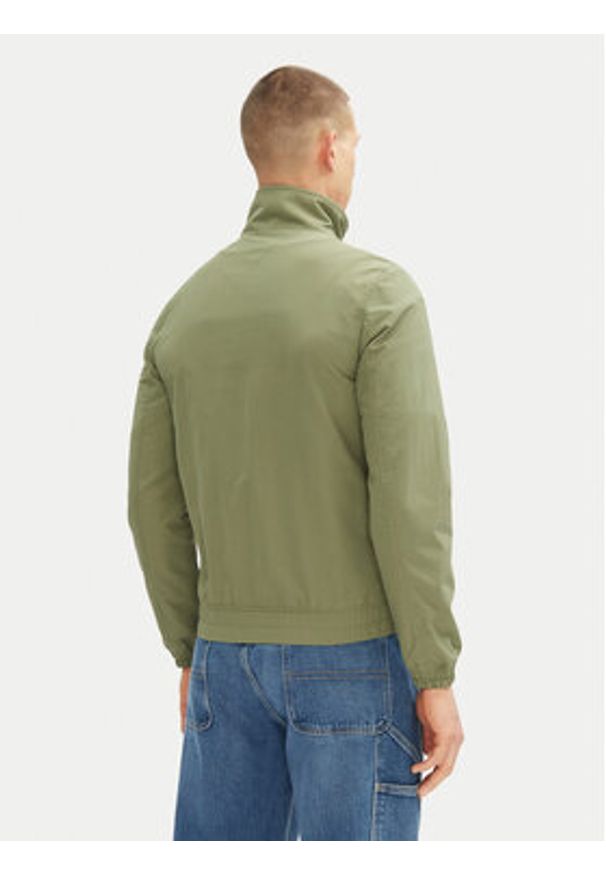 Tommy Jeans Kurtka przejściowa Essential Casual DM0DM15382 Zielony Regular Fit. Okazja: na co dzień. Kolor: zielony. Materiał: syntetyk. Styl: casual