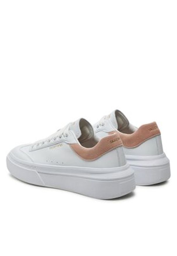 skechers - Skechers Sneakersy Cordova Classic 185060/WPK Biały. Kolor: biały. Materiał: skóra