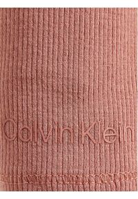 Calvin Klein Bluzka K20K205726 Beżowy Slim Fit. Kolor: beżowy
