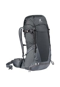 Plecak turystyczny Deuter Futura Pro 42 EL dla wysokich - black. Kolor: szary