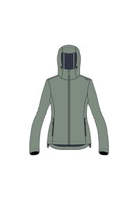 Kurtka damska turystyczna CMP 34A3096. Kolor: zielony. Materiał: softshell #1