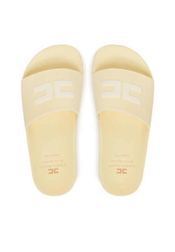 Elisabetta Franchi Klapki F4-A0E-0312 Żółty. Kolor: żółty. Materiał: syntetyk