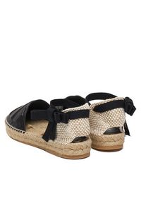 OFF-WHITE - Off-White Espadryle OWIB015S23LEA0011010 Czarny. Kolor: czarny. Materiał: skóra #3