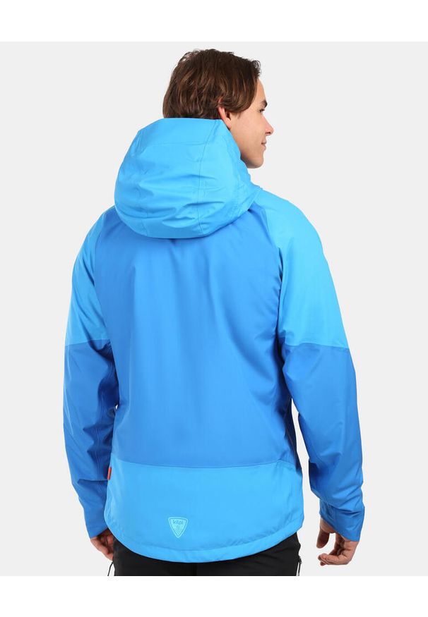Męska wodoodporna kurtka hardshell Kilpi MAMBA-M. Kolor: niebieski. Materiał: hardshell