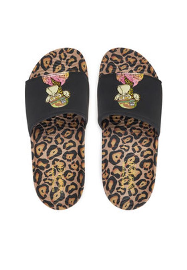 skechers - Skechers Klapki Low Slider Bombay Slide 186091/LPD Beżowy. Kolor: beżowy