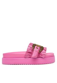 Versace Jeans Couture Klapki 80VA3SM5 ZS185 499 Różowy. Kolor: różowy. Materiał: materiał #1