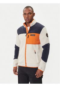 Napapijri Polar Yupik NP0A4GNT Beżowy Regular Fit. Kolor: beżowy. Materiał: syntetyk