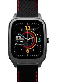 Smartwatch Techmade Smartwatch męski Techmade TM-VISIONB-BKSR czarny pasek. Rodzaj zegarka: smartwatch. Kolor: czarny