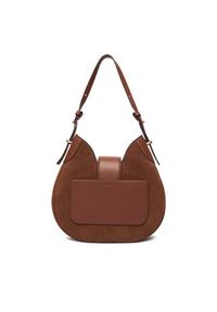 BOSS Torebka Boss Beyond Hobo S 50557954 Brązowy. Kolor: brązowy. Materiał: zamszowe, skórzane #6