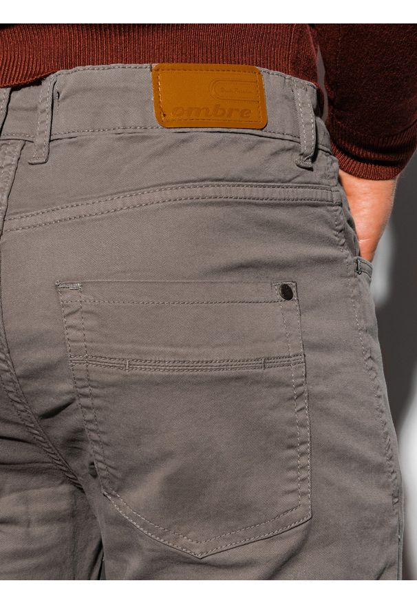 Beżowe spodnie Ombre Clothing