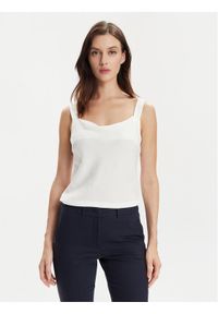 Marella Top Odilia 2413161182 Biały Regular Fit. Kolor: biały. Materiał: jedwab