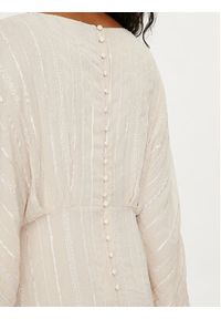 Vero Moda Sukienka letnia Tara 10304254 Écru Loose Fit. Kolor: kremowy. Materiał: syntetyk. Sezon: lato #2
