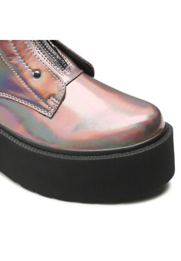 Jenny Fairy Trzewiki WS101-06 Kolorowy. Materiał: skóra. Wzór: kolorowy