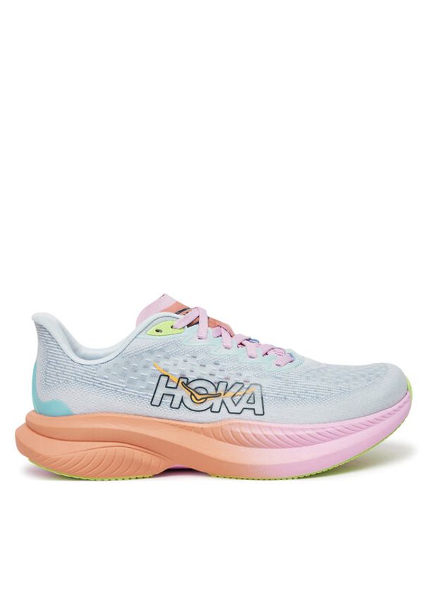 HOKA - Hoka Buty do biegania Mach 6 1147810 Szary. Kolor: szary. Materiał: materiał