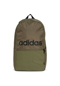 Adidas - Plecak adidas Classic Daily IS7065 - zielony. Kolor: zielony. Materiał: poliester. Styl: klasyczny, casual #1