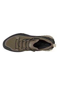 ecco - Buty outdoorowe męskie ECCO ULT-TRN M LOW WP. Kolor: zielony. Materiał: nubuk, skóra, materiał, guma. Sport: turystyka piesza #3