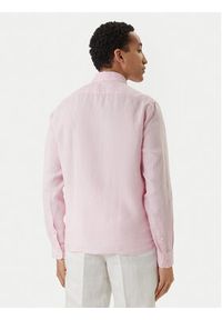 BOSS Koszula H-Liam 50556077 Różowy Regular Fit. Kolor: różowy. Materiał: len #4