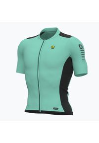 ALÉ CYCLING - Koszulka rowerowa męska Alé Maglia MC Race 2.0. Kolor: czarny, wielokolorowy, niebieski