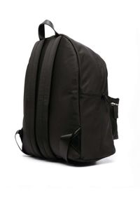 DSQUARED2 - Czarny plecak z kontrastowym logo. Kolor: czarny. Materiał: materiał. Wzór: aplikacja #4