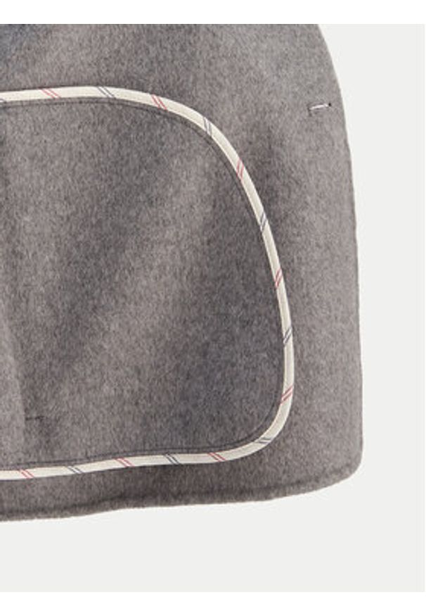 TOMMY HILFIGER - Tommy Hilfiger Kurtka przejściowa WW0WW47759 Szary Relaxed Fit. Kolor: szary. Materiał: syntetyk, wełna