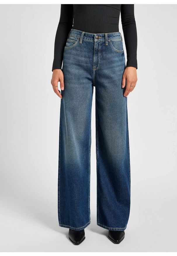 Lee - LEE DAMSKIE SPODNIE JEANSOWE DZWONY STELLA A LINE SHARED INTEREST 112355241 L31S016276
