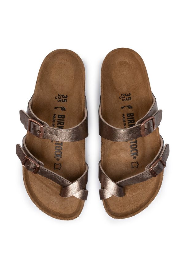 Japonki Birkenstock. Kolor: złoty