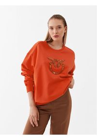 Pinko Bluza Nelly 100534 A15C Pomarańczowy Relaxed Fit. Kolor: pomarańczowy. Materiał: bawełna #1
