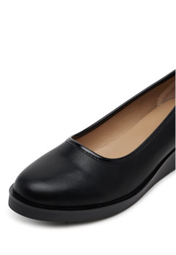Clara Barson Półbuty WYL3395-6 Czarny. Kolor: czarny. Materiał: materiał, syntetyk