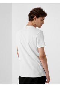 outhorn - T-shirt z nadrukiem męski. Materiał: materiał, bawełna. Wzór: nadruk. Styl: sportowy #5