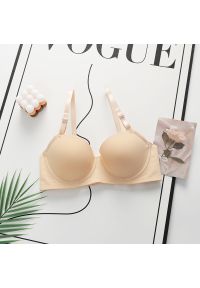 Intica - Biustonosz z usztywnieniem i regulowanymi ramiączkami na co dzień i specjalne okazje Halide. Kolor: beżowy. Materiał: materiał