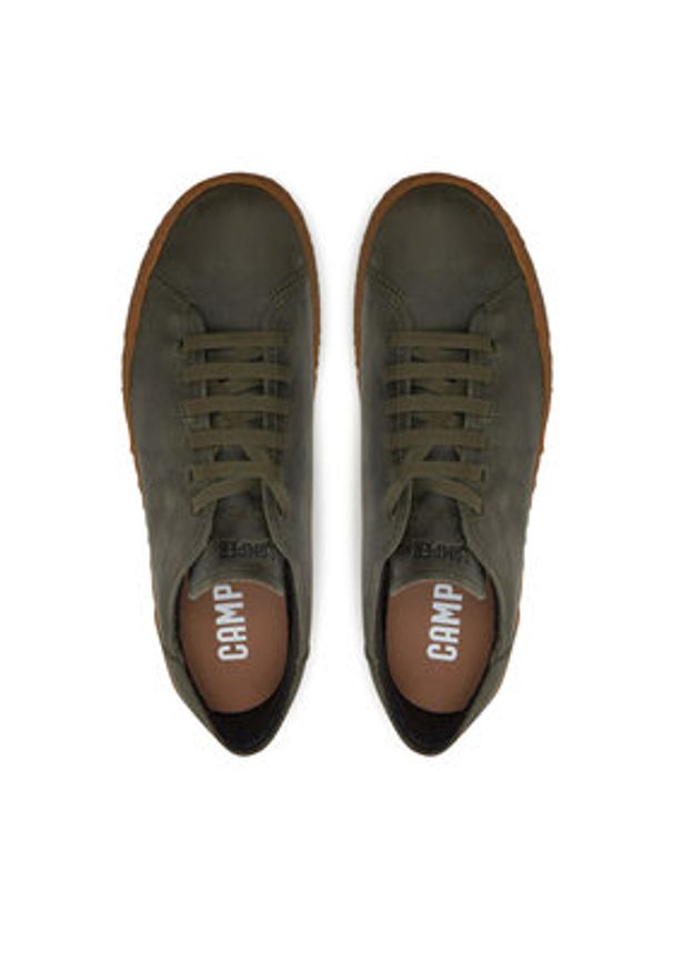 Camper Sneakersy Peu K100927-014 Zielony. Kolor: zielony. Materiał: skóra