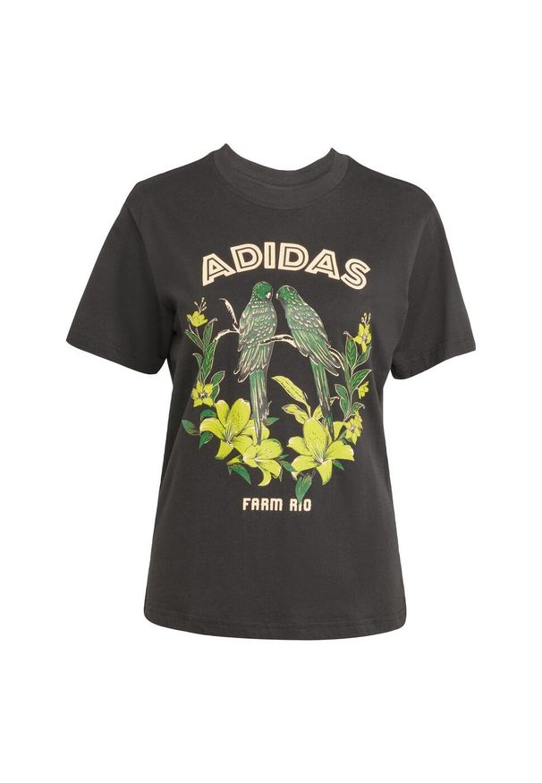 Adidas - Koszulka adidas X FARM Graphic 2. Kolor: czarny. Sport: fitness