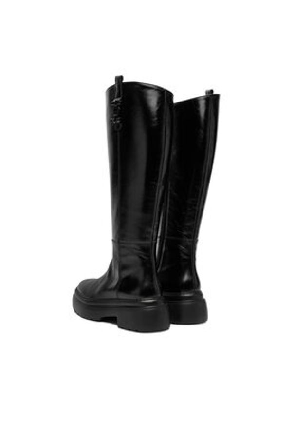 Aigner Kozaki 1252040 Czarny. Kolor: czarny. Materiał: skóra