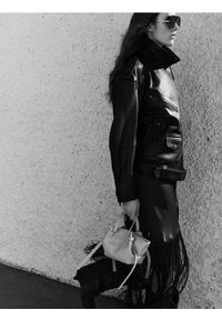 Reserved - Torebka shopper - kremowy. Kolor: kremowy. Materiał: skórzane #1