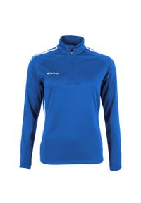 STANNO - Damska bluza rozpinana 1/4 Stanno First. Kolor: niebieski, biały, wielokolorowy. Materiał: poliester #1