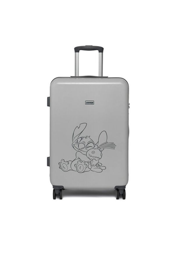 Disney Classics Walizka średnia CEO-SW-ACCCS-SS26-244DCLS-M Szary. Kolor: szary. Wzór: motyw z bajki