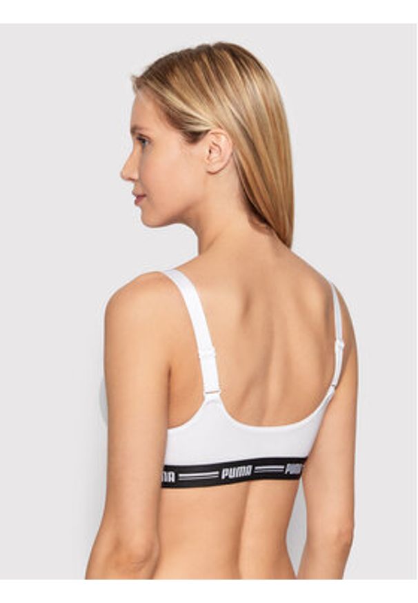 Puma Biustonosz top Everyday 907863 Biały. Kolor: biały. Materiał: bawełna