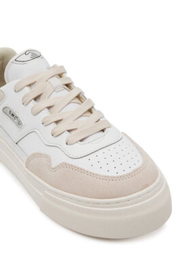 S.W.C Stepney Workers Club Sneakersy Pearl YA20520 Biały. Kolor: biały. Materiał: skóra