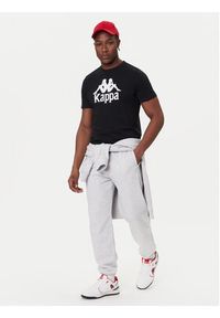 Kappa T-Shirt Authentic 361N6QW Czarny Regular Fit. Kolor: czarny. Materiał: bawełna #3