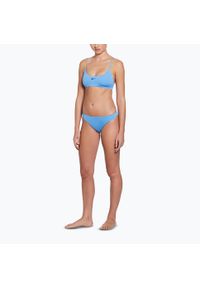 Strój pływacki dwuczęściowy damski Nike Essential Bralette Bikini. Kolor: niebieski