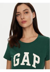 GAP - Gap T-Shirt 417797-20 Zielony Regular Fit. Kolor: zielony. Materiał: bawełna