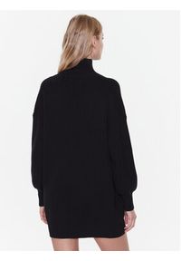 Calvin Klein Jeans Sukienka dzianinowa J20J220359 Czarny Regular Fit. Kolor: czarny. Materiał: bawełna, dzianina