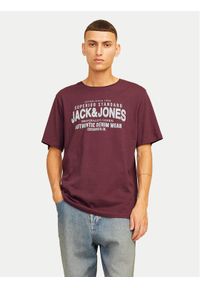 Jack & Jones - Jack&Jones T-Shirt Jeans 12256779 Czerwony Standard Fit. Kolor: czerwony. Materiał: bawełna #1