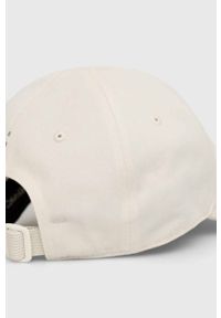 Calvin Klein Performance czapka z daszkiem CK Athletic kolor beżowy z nadrukiem. Kolor: beżowy. Materiał: włókno, materiał. Wzór: nadruk #2