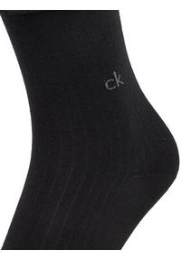 Calvin Klein Skarpety długie 701229681 Czarny. Kolor: czarny. Materiał: bawełna #4