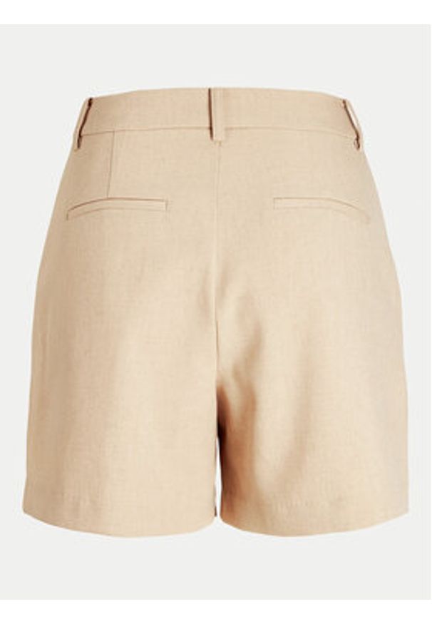 JJXX Szorty materiałowe Ellis 12268838 Beżowy Wide Leg. Kolor: beżowy. Materiał: syntetyk